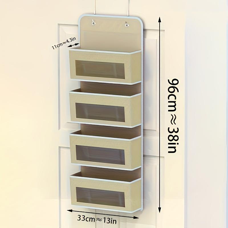 1 шт сумка для хранения за дверью с прозрачным прозрачным мешком для хранения подарков на День матери органайзер для декора спальни и корзина для хранения органайзер для ванной комнаты 4 Grids 2109₽