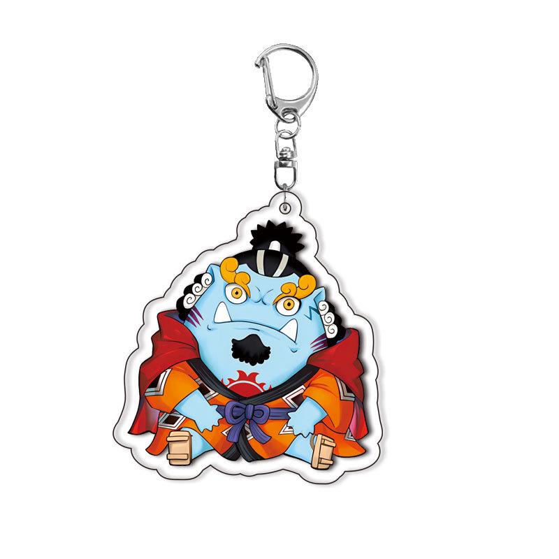 Layer One Piece Acrylic Double-Sided Luffy Keychain Anime Backpack Pendant