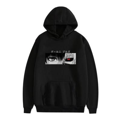 Neuer Tokyo Ghoul Quadratischer Element Japanischer Comics Hoodie Neuer Trainingsanzug Herren Damen Mode Herbst Winter Fleece Sweatshirt Locker