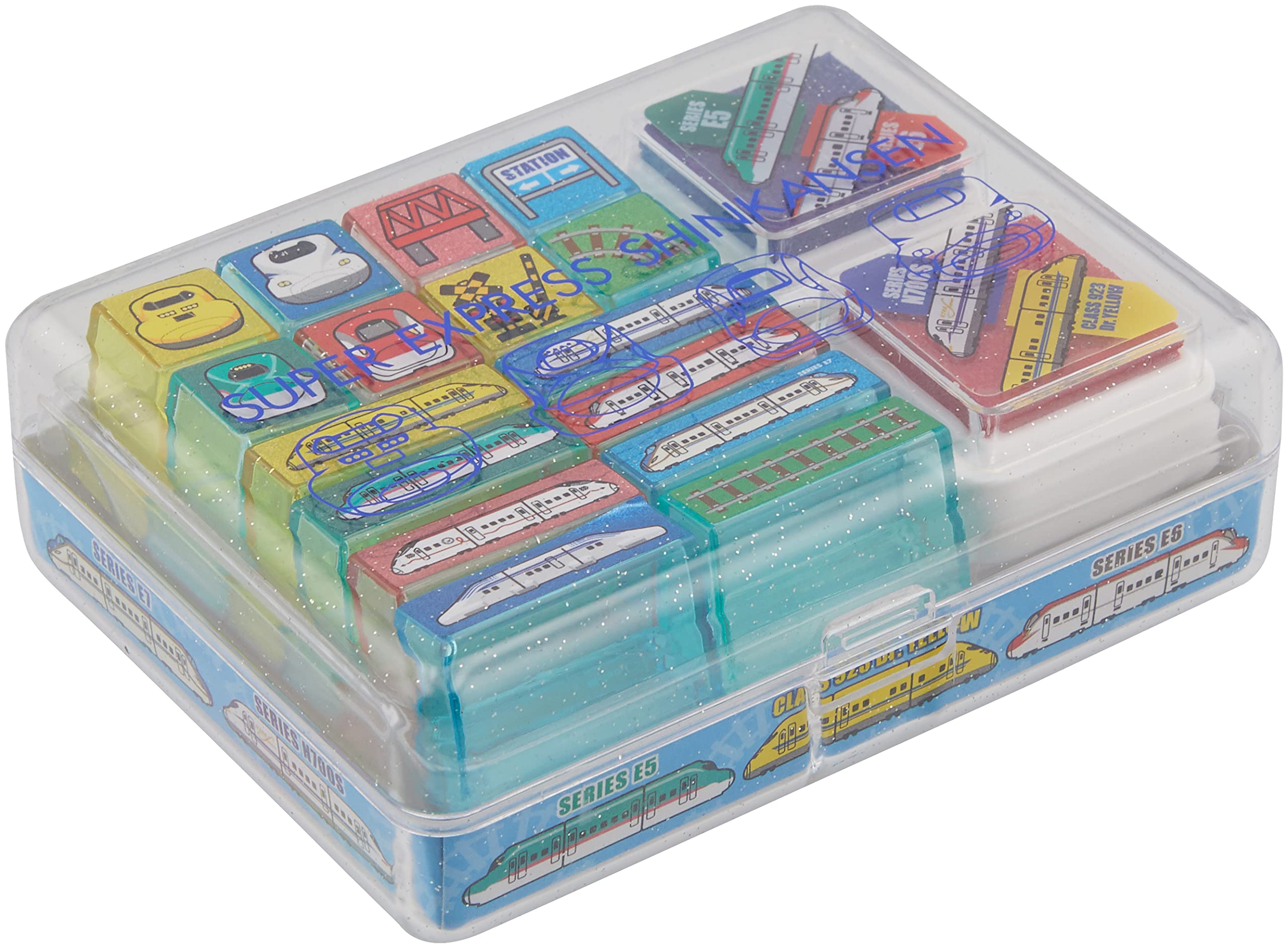 

Shinseisha Shinkansen Stamp Set Railway Version 2
