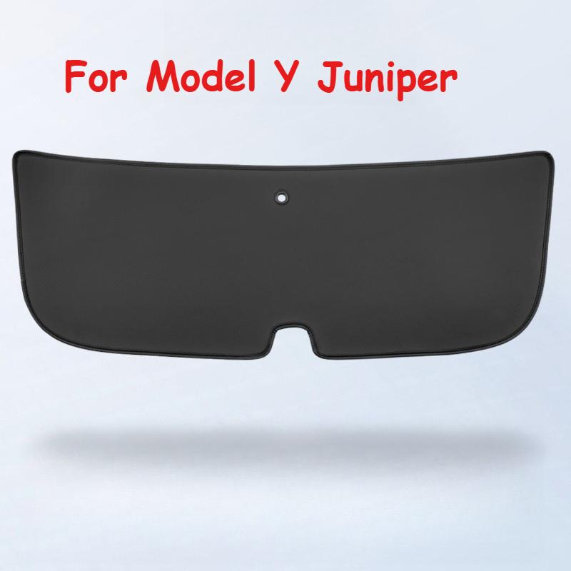 For Tesla Model Y Juniper / Model 3 Highland Trunk Tailgate Guard Pad Leather Trunk Protective Anti-dirty Pad Car Accessories