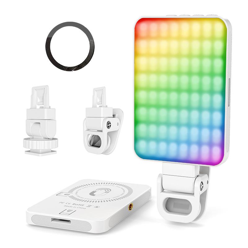 Mini Magnetic Phone Selfie Light For iPhone Magsafe Pocket Light for Tablet Laptop Computer Video TikTok YouTube Filming Makeup