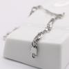 Classic Solid 925 Sterling Silver 4MM Figaro Chain Bracelet Suitable for Bracelet 20CM Length Fine Jewelry Gift