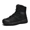 High-top Boots Men Thick-soled Breathable Shock-absorbing Outdoor Anti-slip Combat Boots Men Soft Durable Casual Hiking Shoe Men