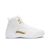 OVO Air Jordan 12 Retro 'White' (Unisex) White / Metallic Gold-White Vintage Basketball Shoes 873864 102