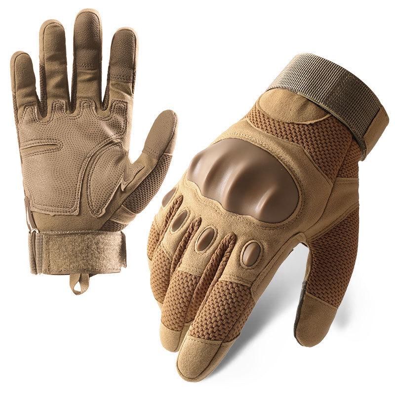 Men's Tactical Touchscreen Non-slip Wear-resistant Cycling Gloves, Full & Half Finger Options