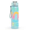 1PC It Is My 10th Birthday Color Print 750ml Color Plastic Sports Water Bottle Leakproof Flip Straw Lid Suitable for Sports Office Home Use