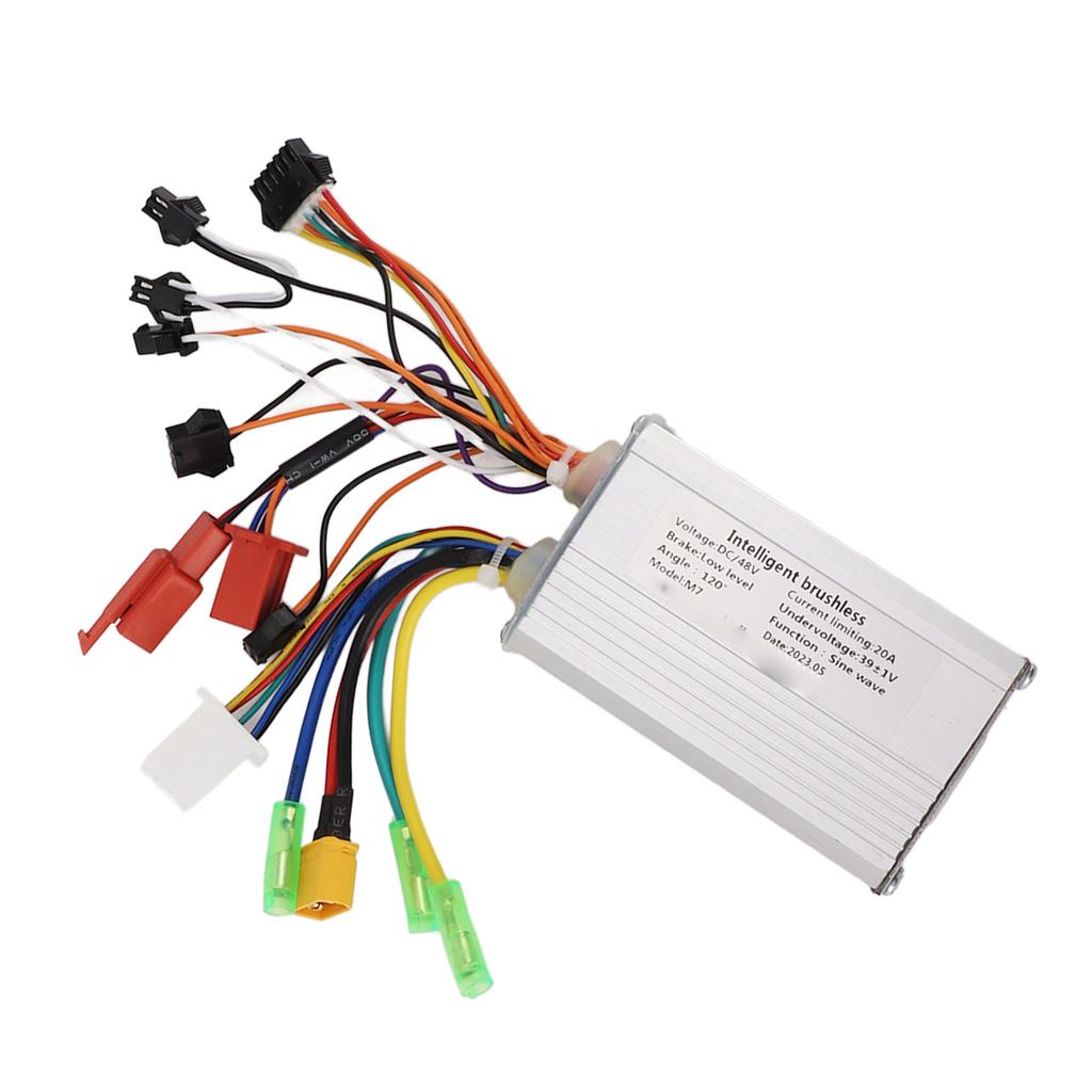500W48V Elektrofahrrad-Controller Bürstenloser Motor-Controller Aluminiumlegierung Nutschale Elektrofahrrad Umbauzubehör