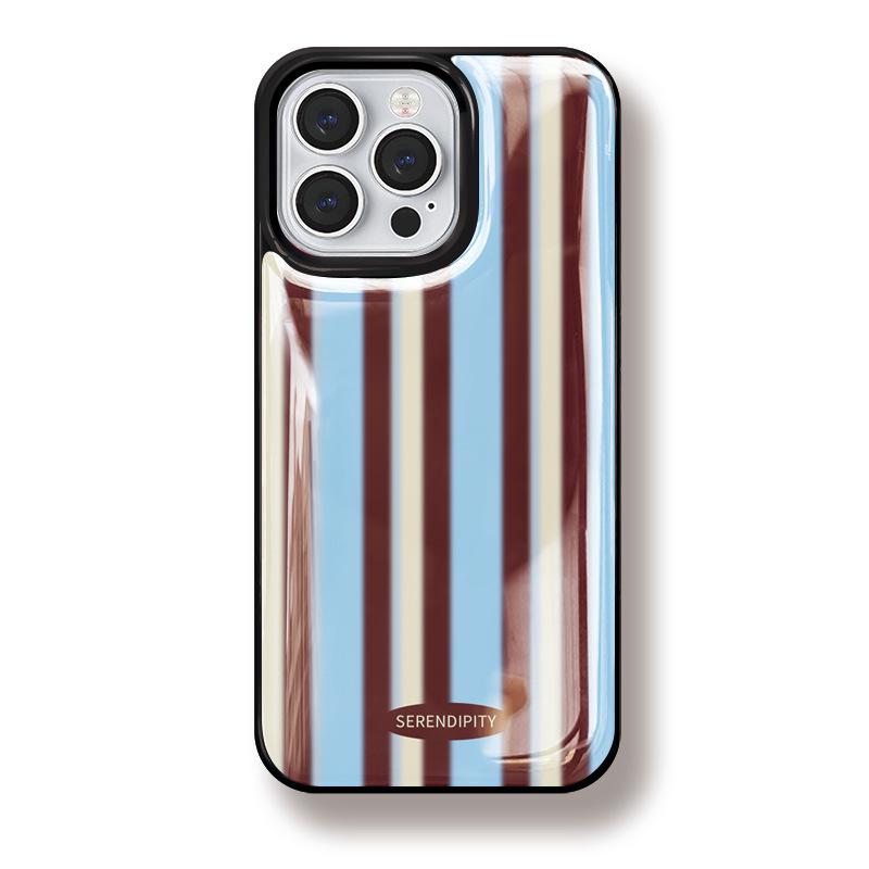 Zhitai iPhone 15 Hard Shell Case with Stripes, Compatible with iPhone 12 To 14/13 Pro & Huawei Mate 60.