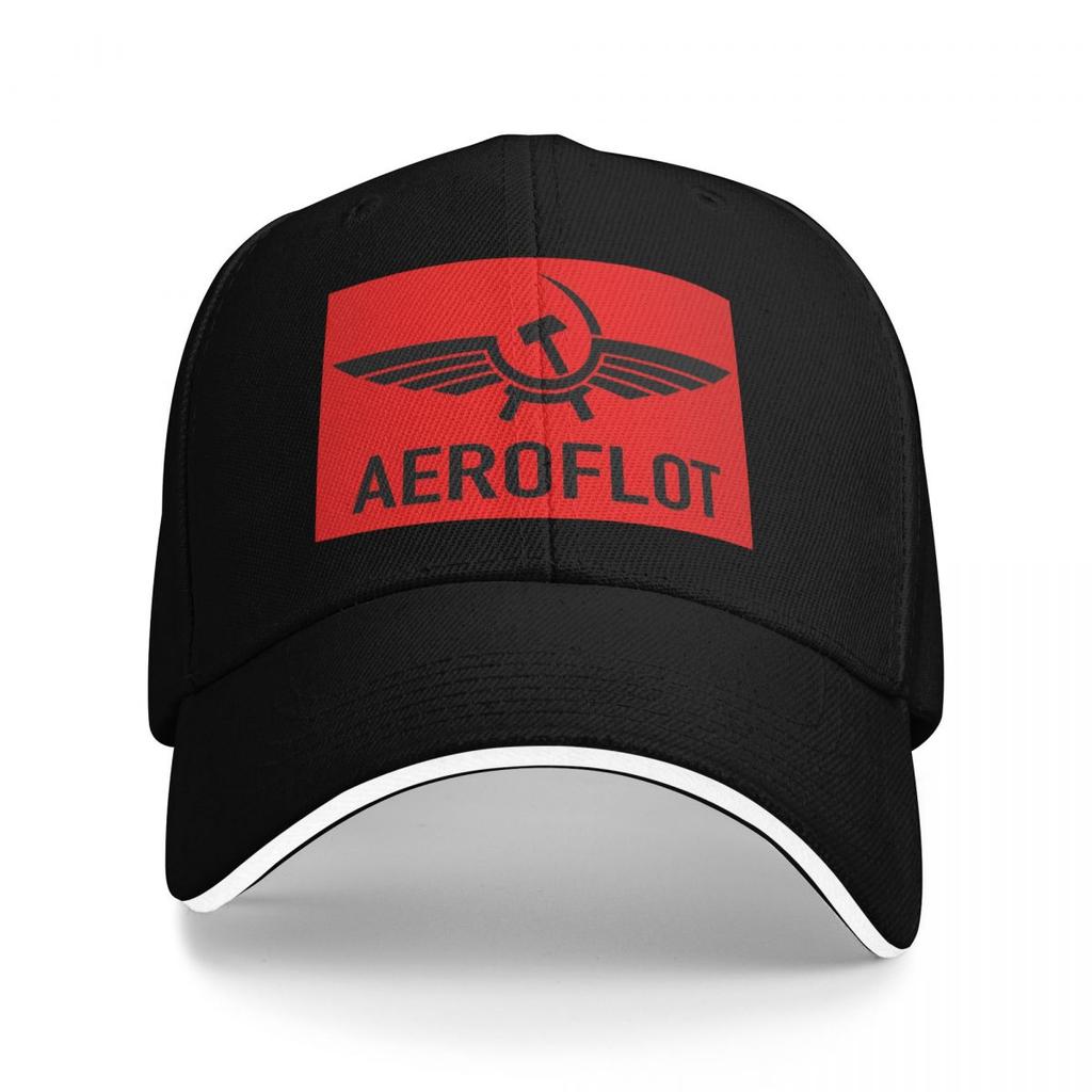 Unisex Baseball Hats Aeroflot Aviation Russe Pilote Aerospace Aviateur Streetwear Summer Sports Baseball Caps Cap Casquette Hats