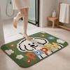 Door Mat Anti Slip Cartoon Floor Mat Absorbent Animal Pattern Entry Doormat Soft Imitation Weaving Kitchen Mats Kitchen