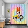 Shower Powerpuffs Girlss Curtain Waterproof Polyester Fabric Paint Colorful Bath Curtains Home Bathroom Decor Curtain With Hook