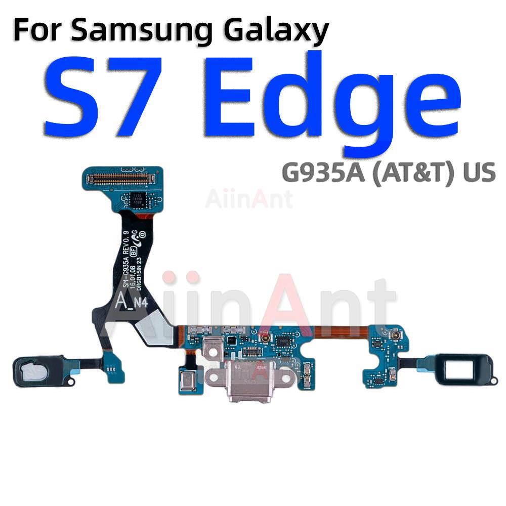 Aiinant USB Date Charging Dock Board Port Charger Flex Cable For Samsung Galaxy S6 S7 Edge G920A G925A G930A G935A