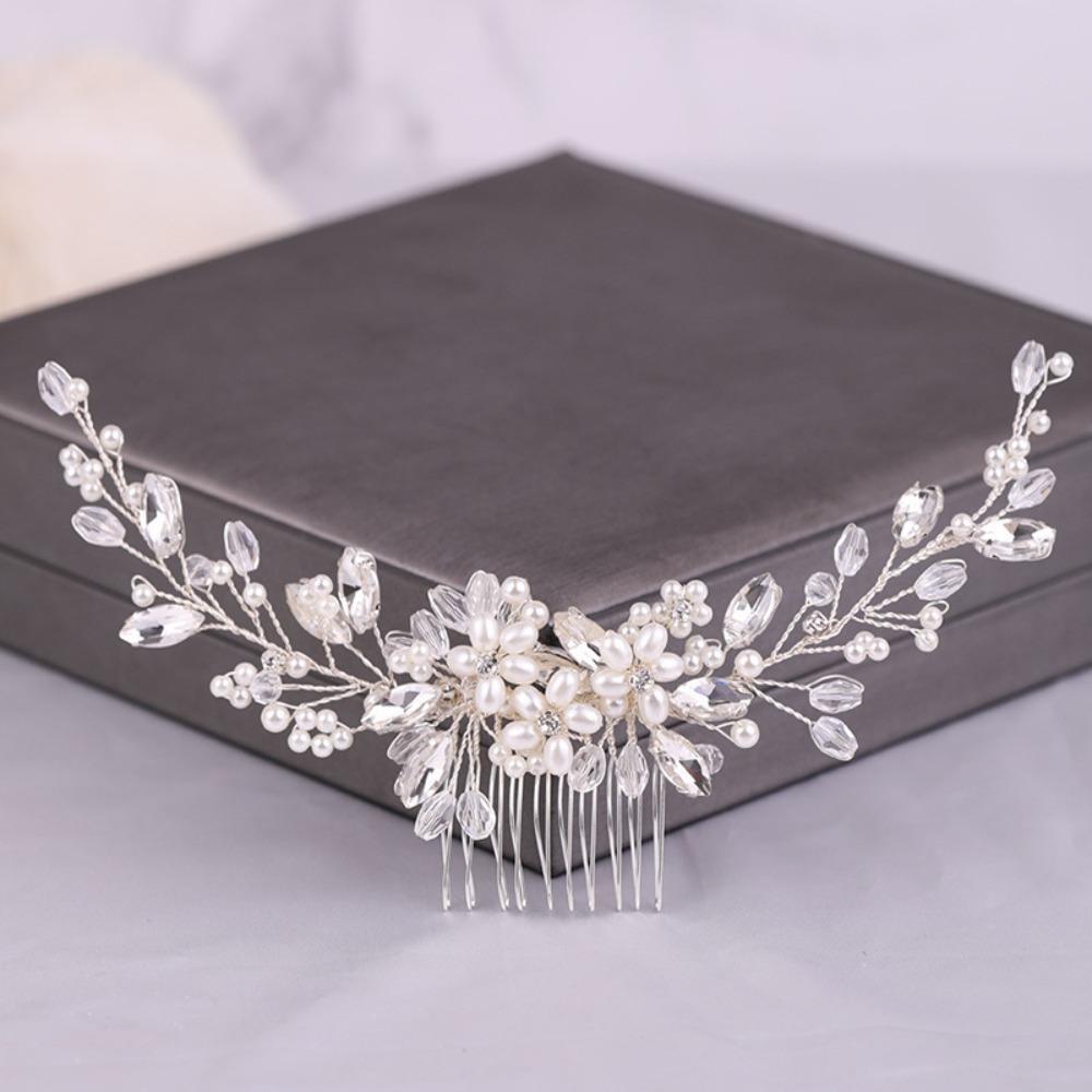 

Luxury Crystal Hair Accessories Exquisite Toothed Insert Comb Bridal Headpiece Bride Accessories