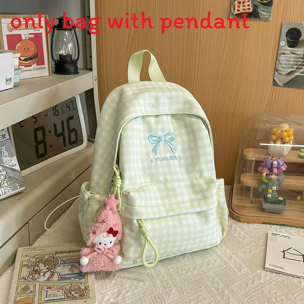 Casual Girl Backpack With Embroidery For Travel And School Use
