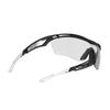 RUDY PROJECT Sportsonnenbrille für Straße und Tralyx Carbon Impact Photochromisch Laser Fahrräder, Radfahren, Marathons, Joggen, Rahmen, X2, Schwarz,