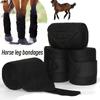 2/4Pcs Set Polar Fleece Horse Leg Bandage Breathable Horse Leg Wraps  Show Jumping