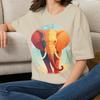 Retro Elephant T-Shirt Elephant Tee Animal Tee Gift for Boy Teen Girls Mom Dad Grandma Grandpa Family Sister Brother Mama Crew Team Party