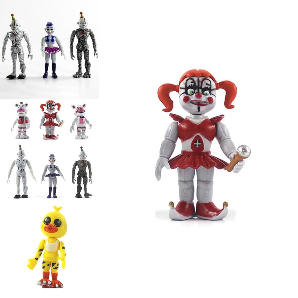 Captivating 6-piece Fnaf Five Nights At Freddy's Action Figures For Enthusiastic Fans