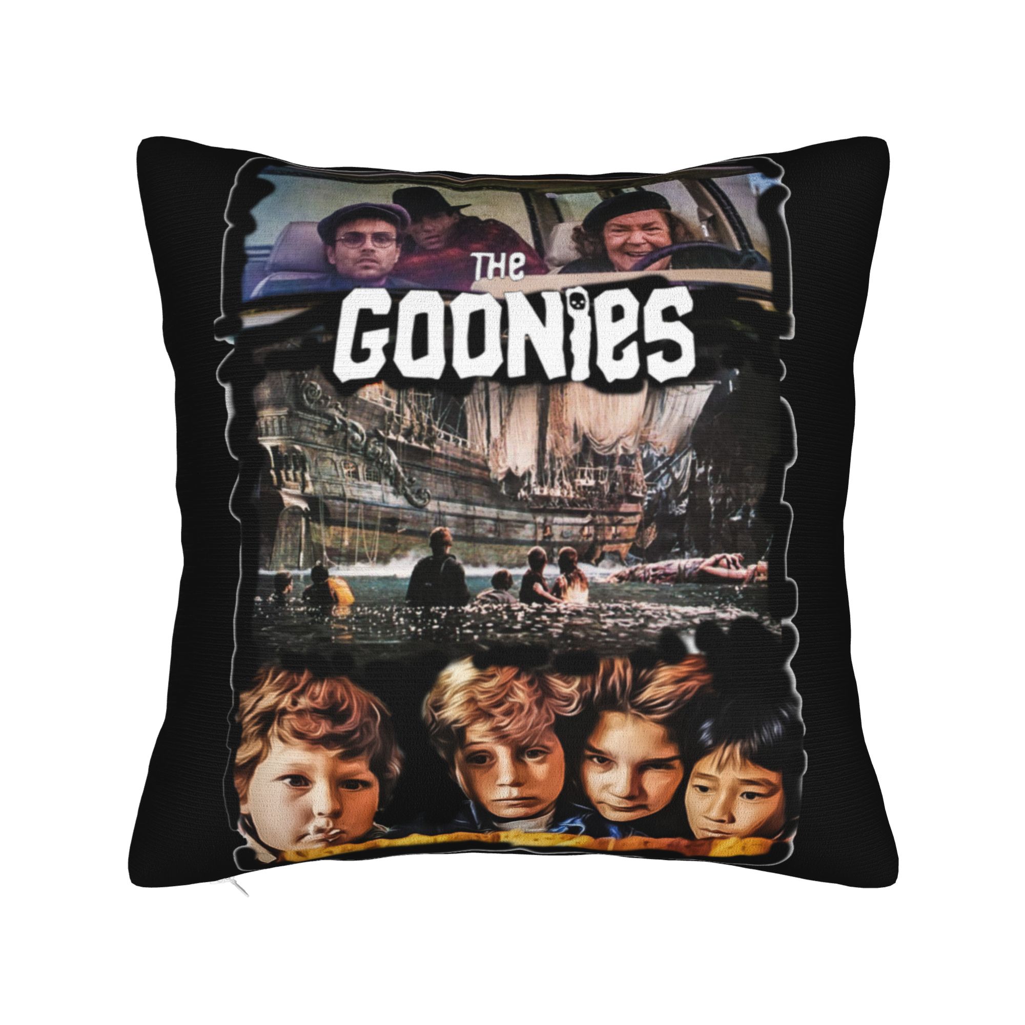 

The Goonies Pillowcase Printed Polyester Cushion Cover Decor Pillow Case Cover Home Zippered 45X45cm 30x30cm 12x12in