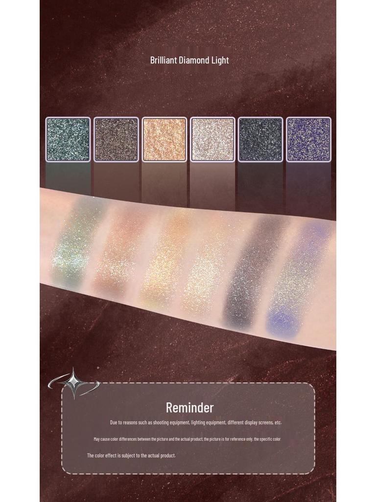 UCANBE Red Robe 15-Color Eyeshadow Palette: Shimmer & Matte Shades for Advanced Play, Black & Red Party Makeup.