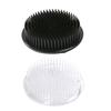 Flower Frog Holder with 3 Suction Cups Clear Plastic Round Vase Flower Arranger Fixed Pin Floral Arrangement Tool
