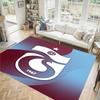 Trabzonspor FC Design Crystal Velvet Carpet Cozy Non?Slip Printed Rug For Bedroom Living Room Entrance