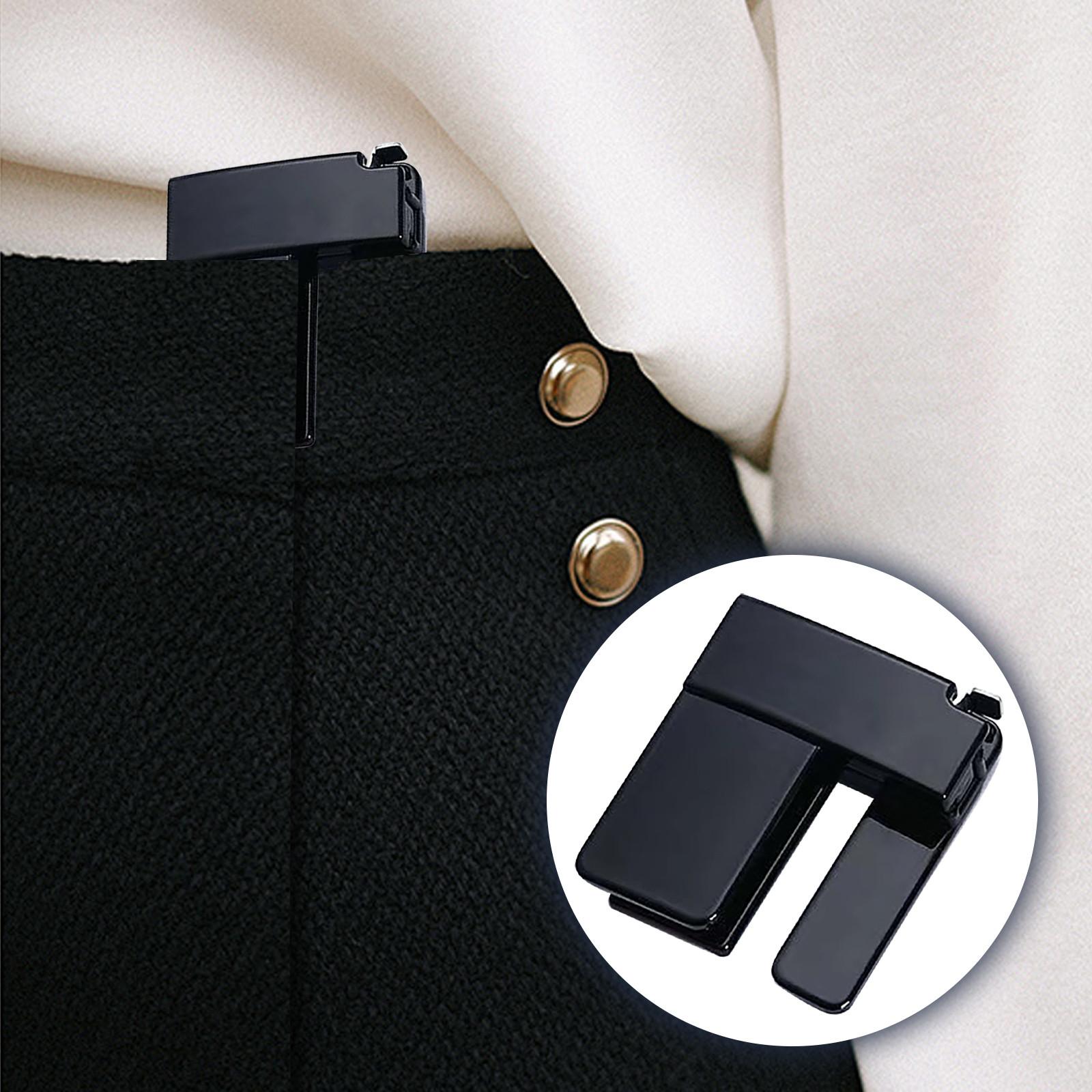 

Складной многофункциональный зажим для ремня, регулируемый размер брюк, инструмент для ремня One Size чёрный