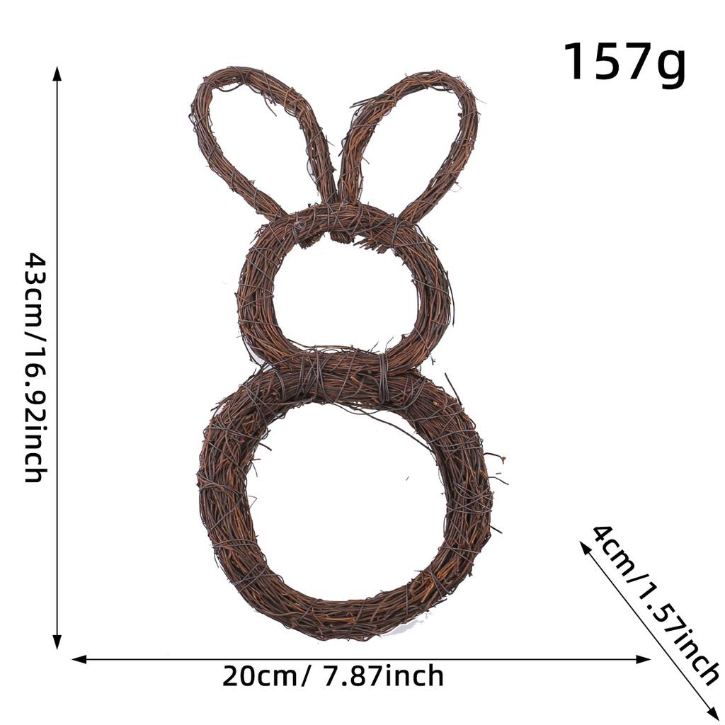 DIY Rattanringmaterial, Juldekoration kransmaterial, kransgirlang och ringar rottingmaterial