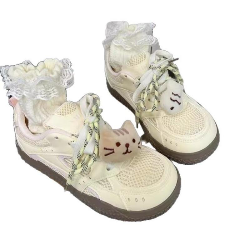 Student campus dopamine women's shoes summer new mesh breathable sports shoes fashion versatile casual shoes