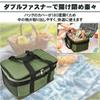 INDIGOLD Handheld Cooler Lunch Box Water Hanging Lightweight Design Bag, 23L, Holder, Repellent, Multi-Layered Construction, Durable, Belt, (Olive)