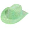 Eye-catching Crystal Cowboy Hats Bride Hat Panama Hat for Bachelorette Party Cowboy Hats for Club Stage Shows