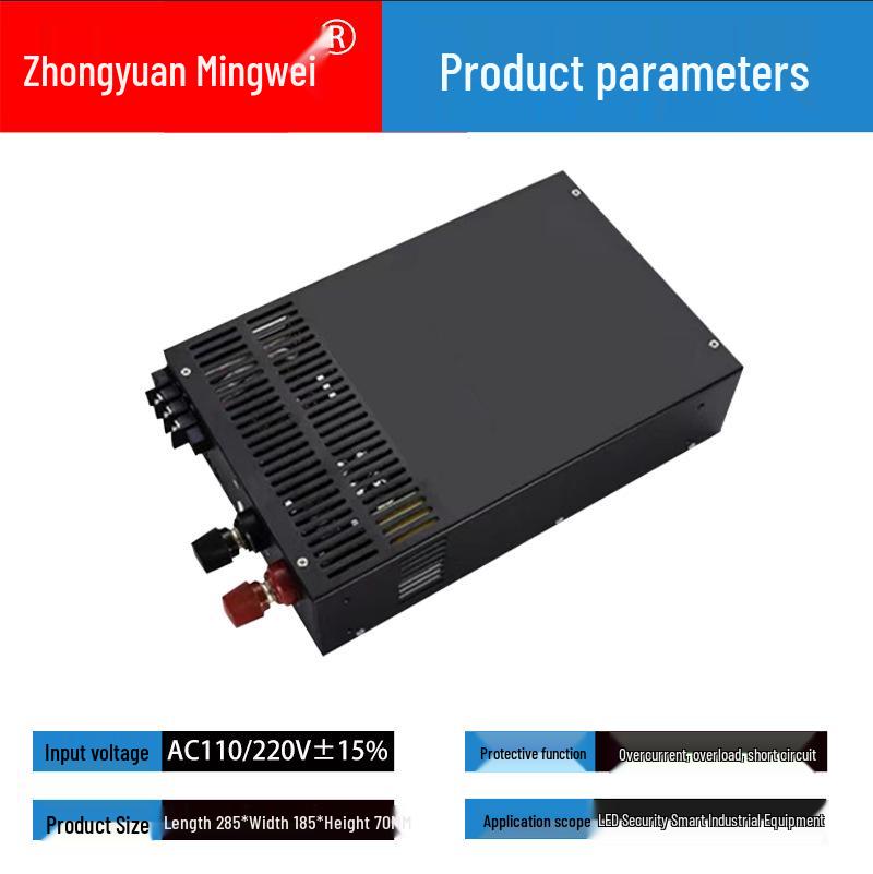 AC/DC Switching Power Supply 220V/110V to 5V/12V/24V/36V/48V, 50W/60W/400W/500W/1000W/2000W
