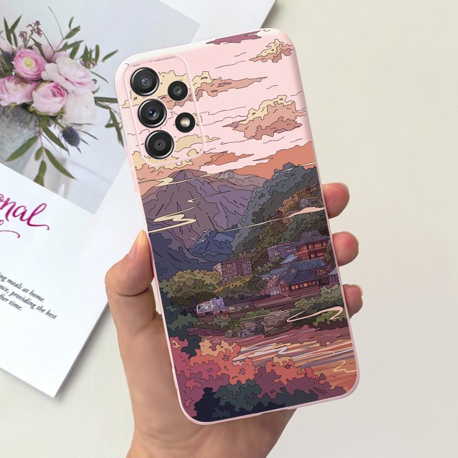 For Samsung Galaxy A32 Case A52 A52s A72 Stylish Painted Cover Soft TPU Phone Case For Samsung A32 Galaxy A52 A52s A72 5G Bumper