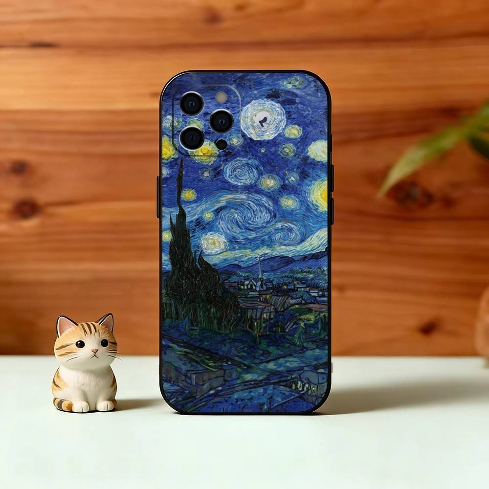 T-The S-Starry N-Night Phone Case Silicone Soft For IPhone 17 16 15 14 13 12 11 X XR Plus Pro Max Plus