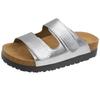 Velcro thick-soled slippers women's summer wear flat-bottomed Boken ugly cool slippers tide