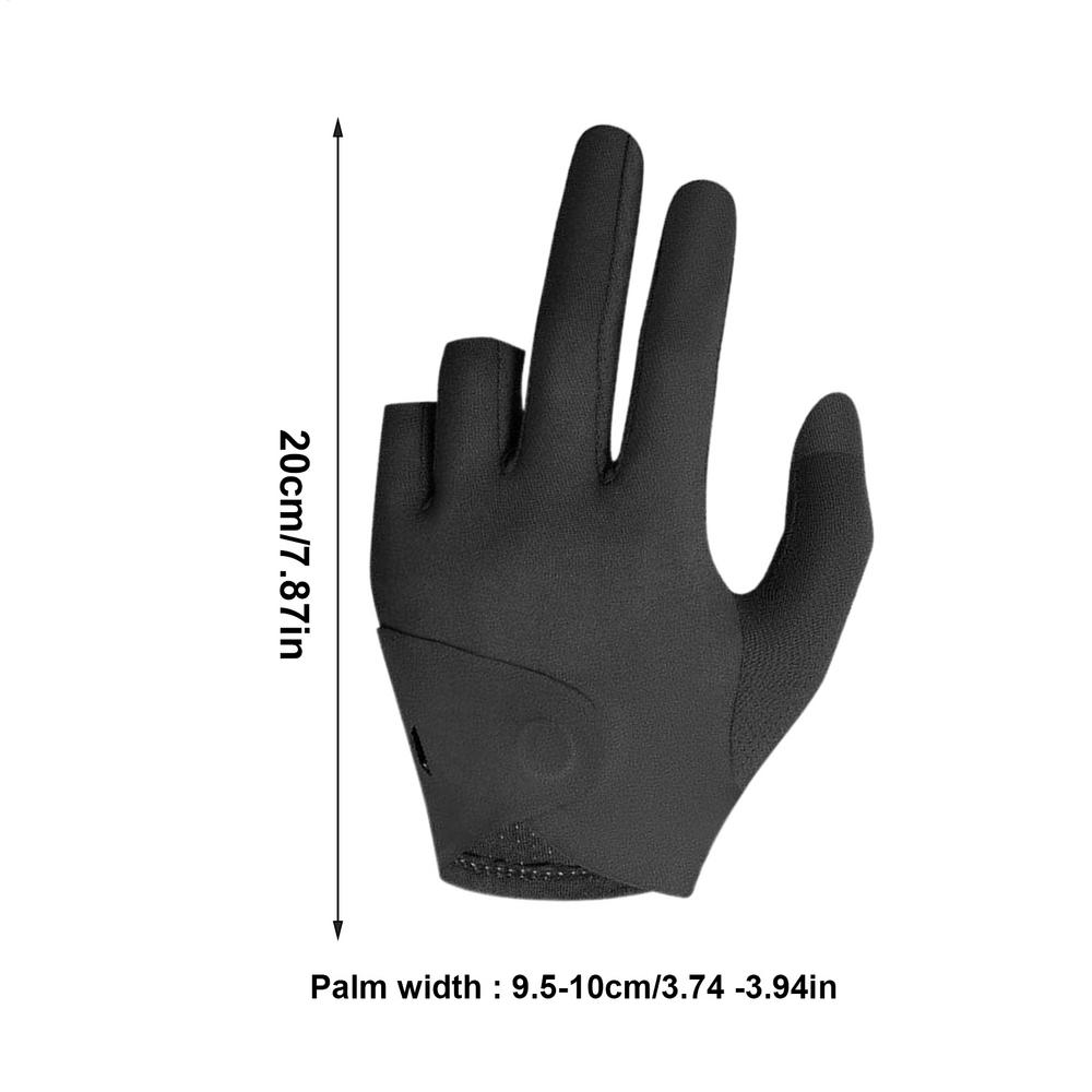 Pool Cue Glove 3 Fingers Magnetic Snookers Cue Sport Glove Professional Ergonomic Breathable Equipment for Sports Women Men