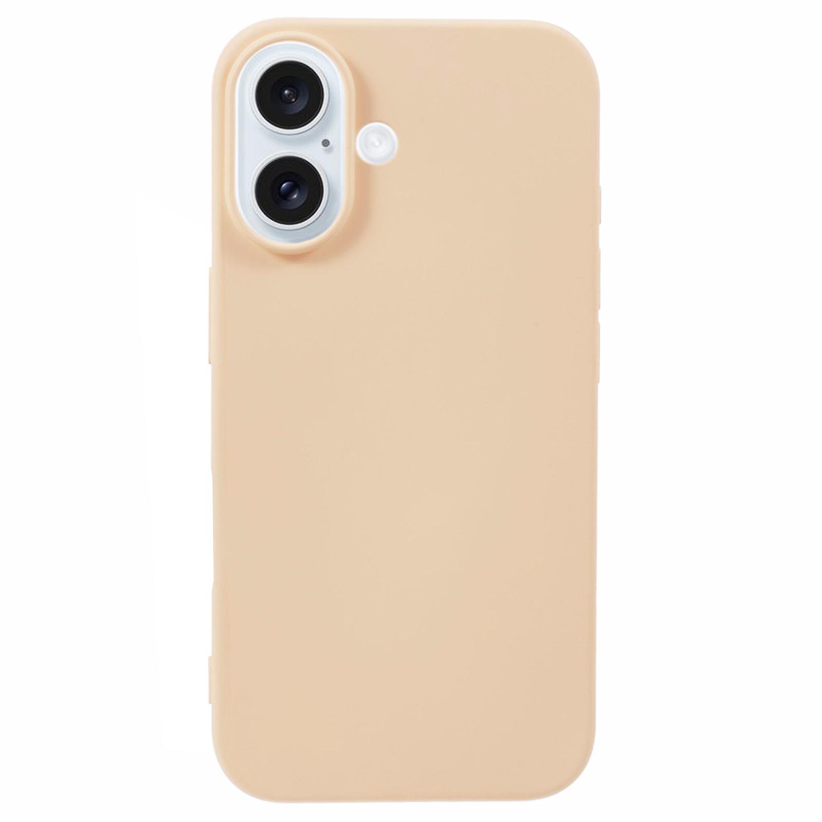 

For iPhone 16 Case TPU Phone Cover with Soft Fiber Lining