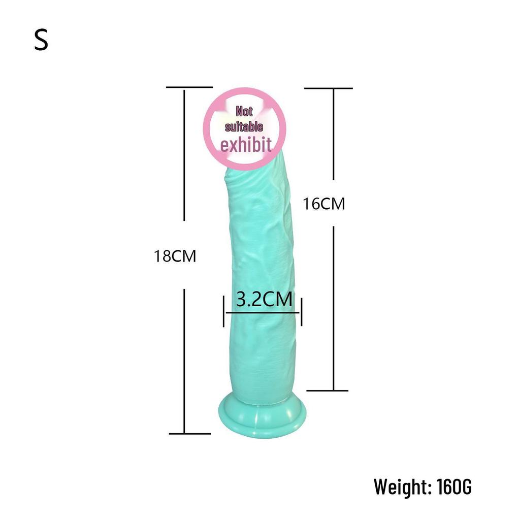 Realistic Silicone Dildo with Suction Cup: Unisex Adult Masturbator