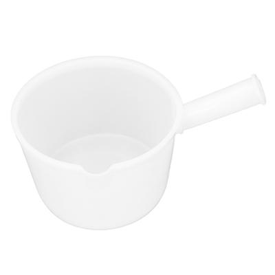 Water Ladle Plastic Short Handle for Agricultural Garden Bath Kitchen Pour Vegetables White