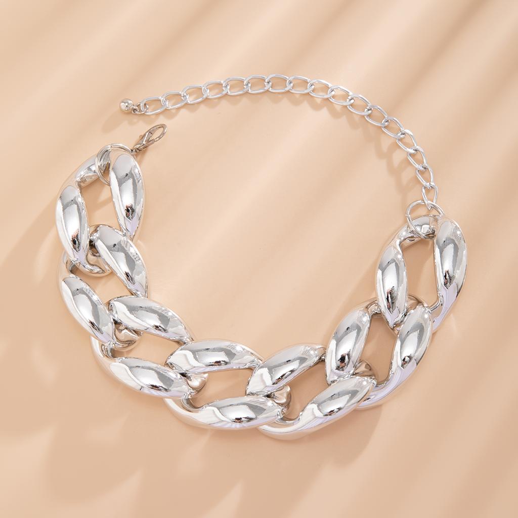 Exaggerated Big Thick Chain Short Choker Necklace for Women Trendy Statement Collar on the Neck Accessories 2026 Fashion Jewelry