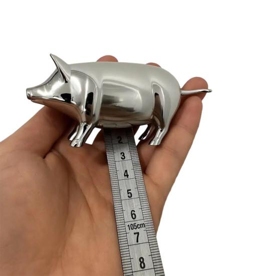 Vintage Pig Tape Measure Portable Metal Retractable Measuring Tape Tailor Sewing Cloth Weight Loss Body Measurement Tape Ruler