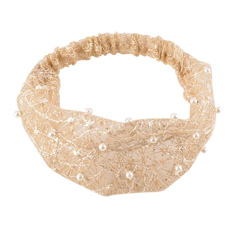 Flower Hollow Hair Accessories Pearl Women Head wraps Korean Style Hairbands Turban Headband