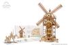 Ugears Windmill Wooden Puzzle, Craft Model, No Glue or Tools Required, Adult Men, 70056, Assembly Instructions Included