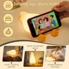 LED Duck Night Light Rechargeable Touch Silicone Cartoon Clap Duck Sleeping Night Lamp for Bedroom Decoration Children Gift