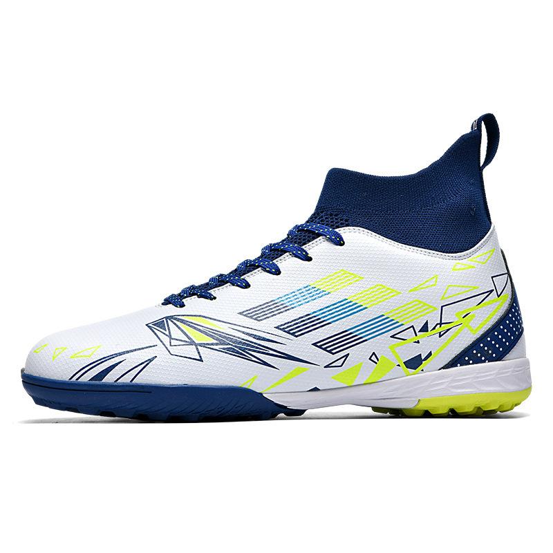 World Cup High-top Football Shoes TF Broken Ding AG Spike Youth Student Grass Training Shoes