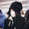Ju Jingyi cold hat winter women's big head circumference stacking hat knitted autumn and winter hat thin outdoor
