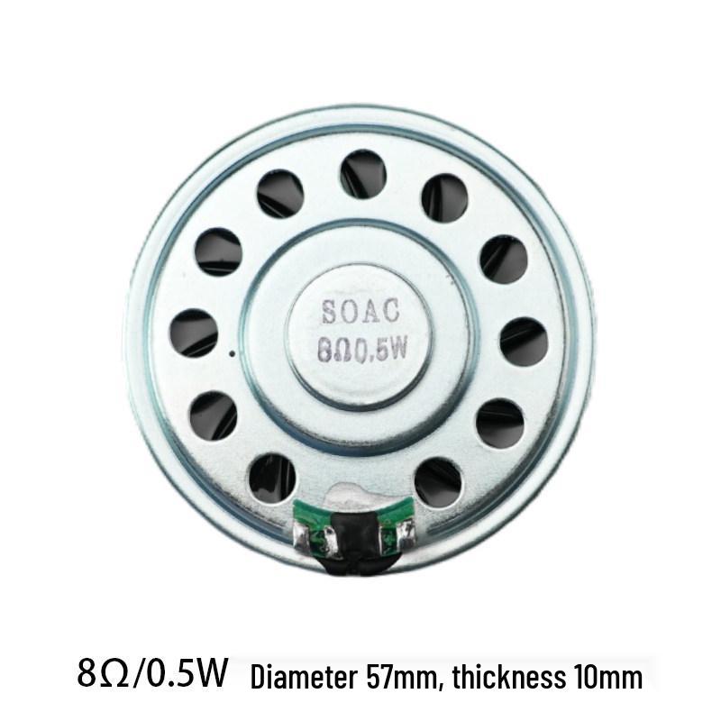 57mm DIY Loudspeaker, 0.5-5W, 8 Ohms, Audio Amplifier Accessory