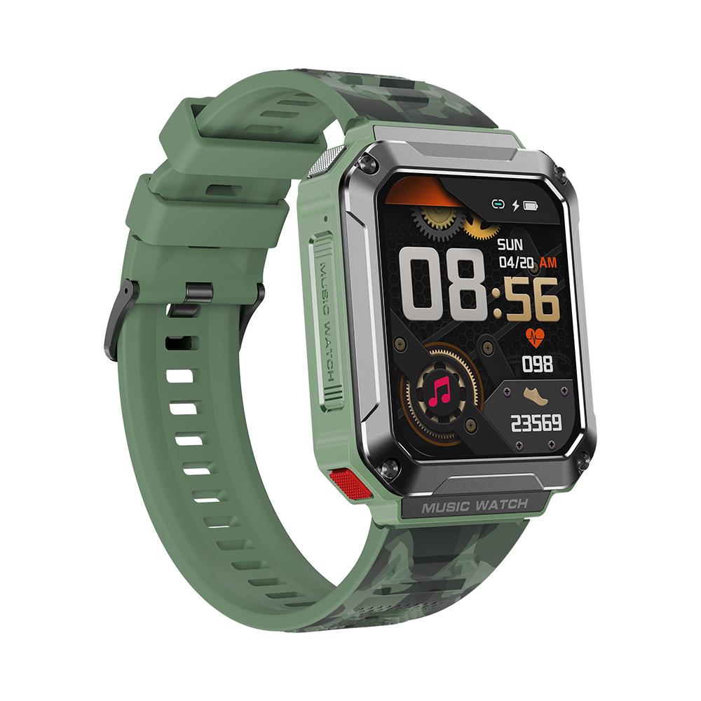 T93 Smart Watch 1,96 Zoll 4 GB Speicher Wireless Bluetooth Anruf Ohrhörer Sport Musik Kopfhörer Smart Watch für Männer Frauen