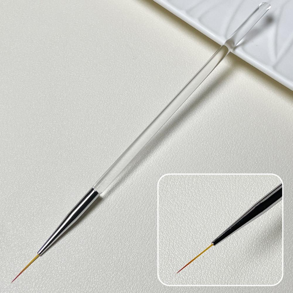 

5 Size Nail Art Liner Brushes Manicure Brush Fine Drawing Thin Lines Painting Brush Details Striping Design DIY 5/7/9/11/13mm